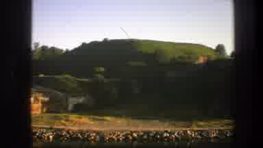 Sweden (1975): Beautiful Natural Landscape On The Edge Of A River With Hills And