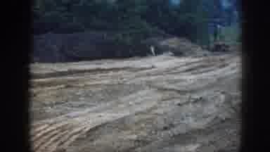 Nebraska (1958): Construction Work On An Empty Lot Digs Up The Earth For A
