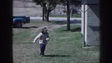 Nebraska (1958): A Boy Running Towards Someone And Almost Getting Exhausted