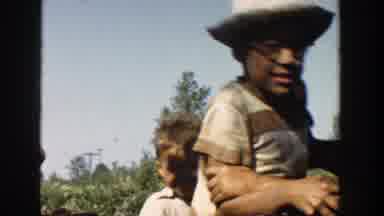 Michigan (1958): Some Children Playing Joking Discussing On A Cultivated Field In