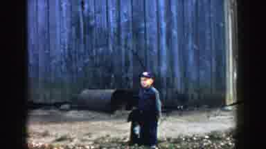 Michigan (1958): A Mum Walking And Looking Back Talking To Her Kids Who Were