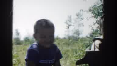 Michigan (1958): Two Boys Beside A Water Source