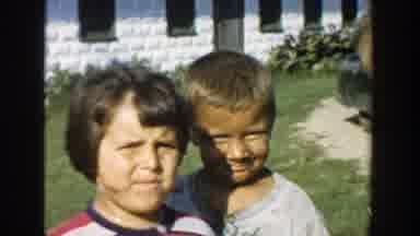 Michigan (1958): Young Boys Covered In Dirt Talk While The Wind Blows Their Hair