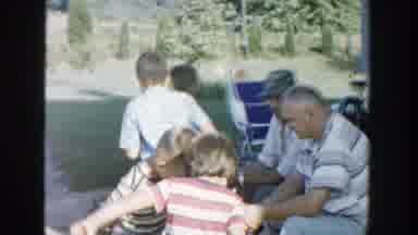 Michigan (1958): The Family Celebration With The Children While They Playing In