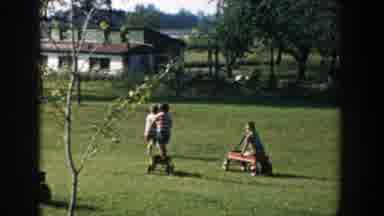 Michigan (1958): Precious Children Having Fun Outdoors On A Beautiful Sunny Day
