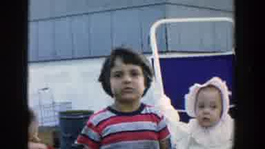 Michigan (1958): Three Little Kids Recognizing The Cameraman