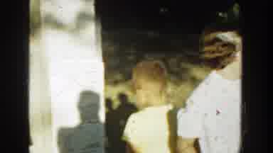 Michigan (1958): A Group Of Children Playing Outside And A Young Child Outside In