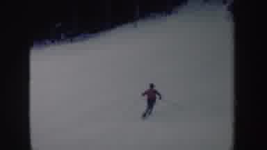 New York (1962): Wild And Crazy Man Barrels Down Ski Slope At High Rate Of Speed