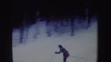 New York (1962): Fastest Snow Ride Tried From Mountain By Women