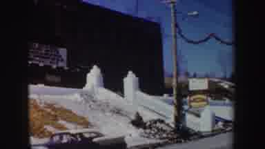 New York (1962): Ski Jump Main Entrance Gate And White Painted Building Exterior