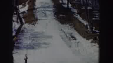 New York (1962): View Of Snow Covered Ski Jump On A Clear Sunny Day