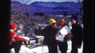 New York (1962): Old Footage Of Kids Getting Ready To Ski In The Mountains