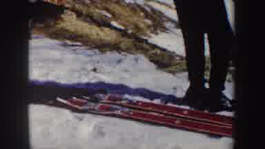 New York (1962): People On The Ice Very Cold Creating A Ski Slope