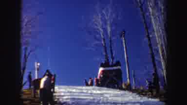 New York (1962): Skiing Fail From Feet To Butt To The Finish Line