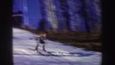 New York (1962): Professional Skiers Jump And Land Perfectly