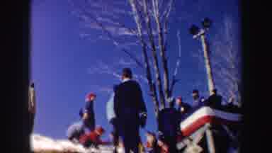 New York (1962): Man Is Ski Jumping Looking To Break A Record