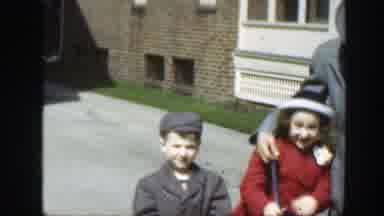 Massachusetts (1949): Girl Is Playing With Her Bag And Picking Up Her Gloves Boy