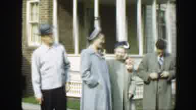Massachusetts (1949): Tourists Gather Around Waiting For The Museum Opening