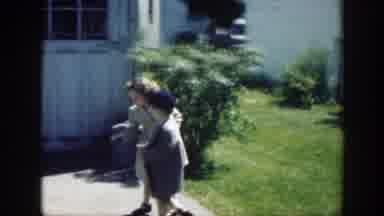 Massachusetts (1949): A Little Boy And A Little Girl Are Playing With Each Other