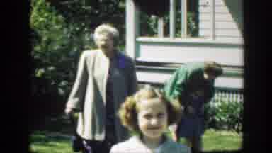 Massachusetts (1949): Memories Of A Family Reunion On A Sunny Day In The Garden Of