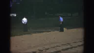 Massachusetts (1949): Two Well-Dressed Men Read Social And A Lady Walking With A S