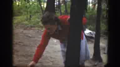 Massachusetts (1949): A Group Of People Having A Panic In A Park