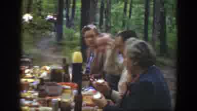 Massachusetts (1949): Family Dinner In The Woods