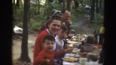Massachusetts (1949): Group Of People Having Fun At A BBQ