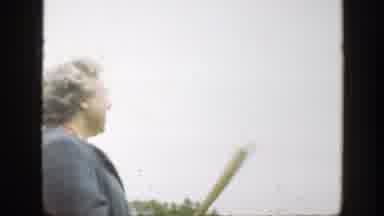 Massachusetts (1949): Getting Grandma Ready To Play Baseball At The Annual Family