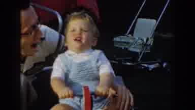 Glendale California (1962): Father Playing With His Son In His Leisure Time