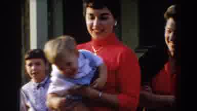 Glendale California (1962): Mother Carries Her Nephew And Returns Him To Her