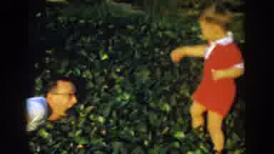 Glendale California (1962): Two Kids Playing And Crawling In The Ground With An