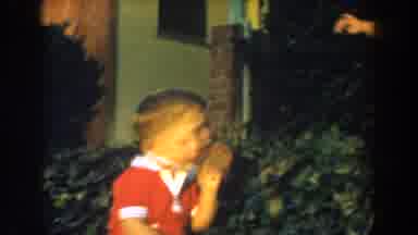Glendale California (1962): Two Boys Seeking Adventure Having Fun And Playing Hide