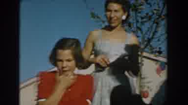 Glendale California (1962): Family Party With A Little Boy Playing With His Toy
