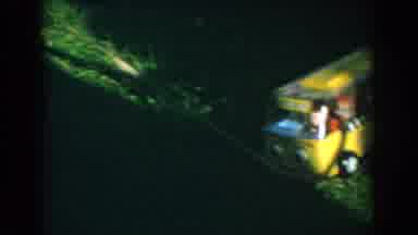Glendale California (1962): Boy Playing At Garden With Yellow Color Bus