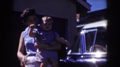 Glendale California (1962): A Woman Plays With Her Baby Whilst Another Woman