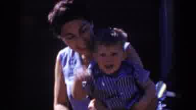 Glendale California (1962): Three Generations Cheering On Viewers Old-Time Video