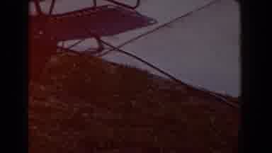 Glendale California (1962): Boy Wearing Red Overalls Walks To Person Wearing Blue