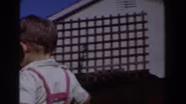 Glendale California (1962): In A Garden Therese A Kid Walking To His Grandfather