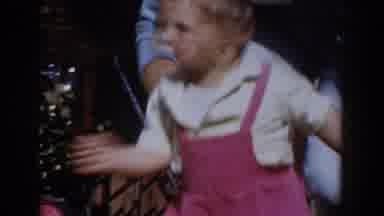 Glendale California (1962): A Little Baby With Blond Hairs A White T-Shirt And A