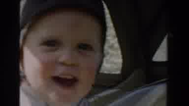 Glendale California (1962): Small Boy Wearing Black Hat Smiles For Camera On A