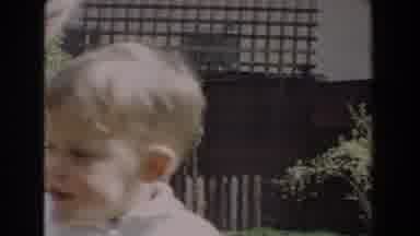 Glendale California (1962): Grandfather Encourages And Admires Young Grandson In