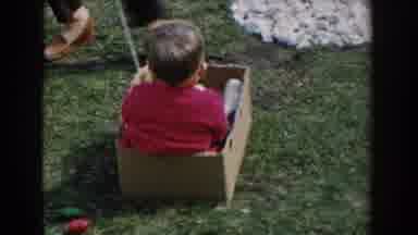 Glendale California (1962): Playing With Son Making Him Happy On A Sunny Day On