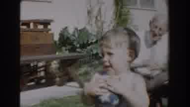 Glendale California (1962): A Little Boy Takes His Ball And Walks Away From His