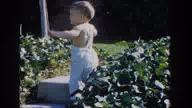 Glendale California (1962): The Baby Is In The Gardens House He Is Play And
