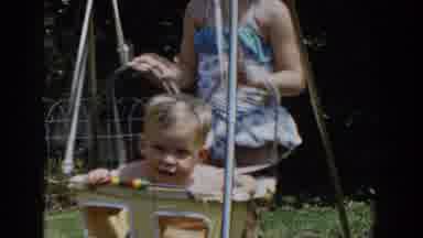 Glendale California (1962): Mother And Son Playing Each Other
