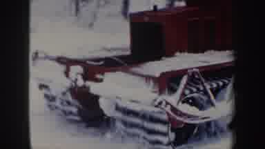 New Hampshire (1962): An Alpine Truck On Wide Tracks Plows Through A Snowy Path