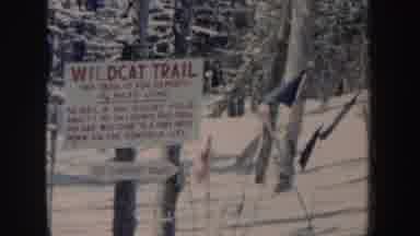 New Hampshire (1962): Information Sign Indicating A Dangerous Trail Roamed By