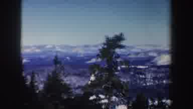 New Hampshire (1962): Open View Of Forest And Mountains Captured On The Top Of A