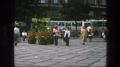 Copenhagen Denmark (1975): Two Ladies Walking By A Pedestrian Street A Martini
